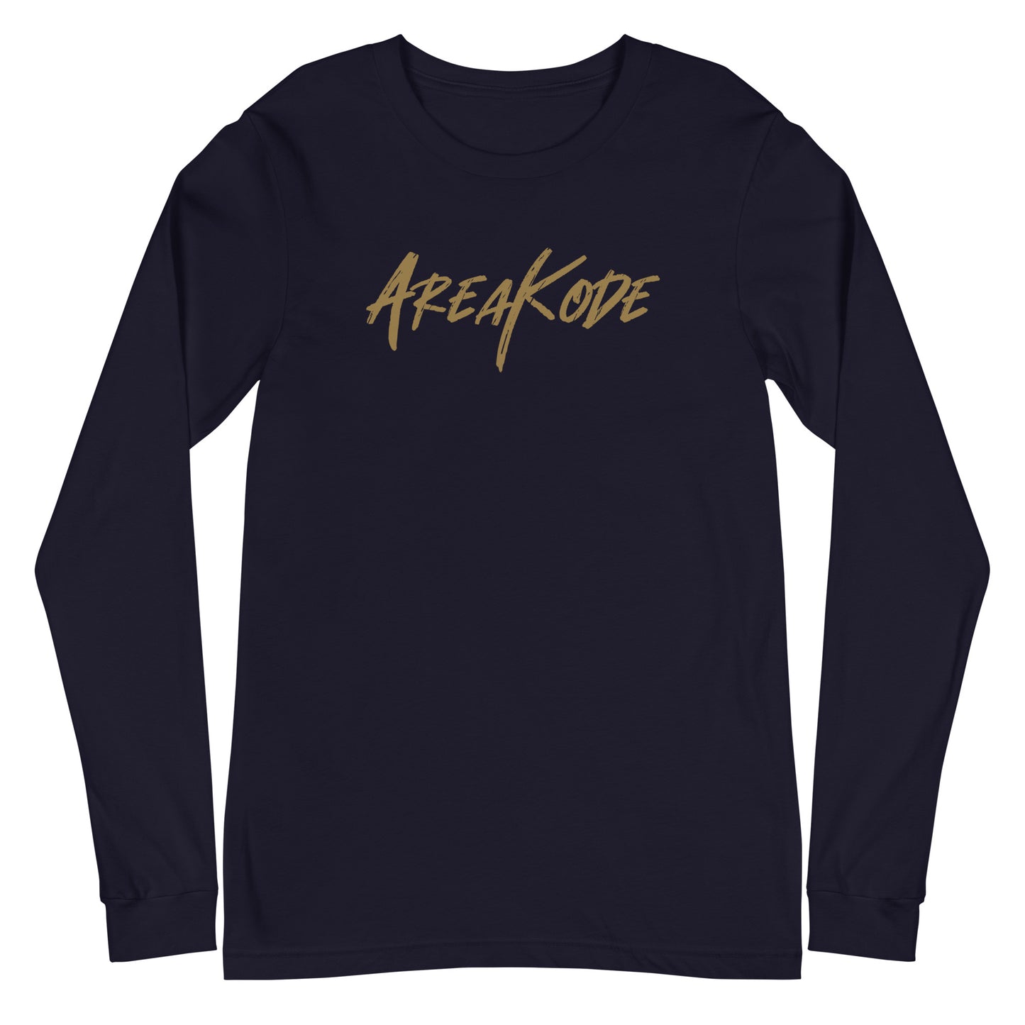 AreaKode - Unisex Long Sleeve (gold)