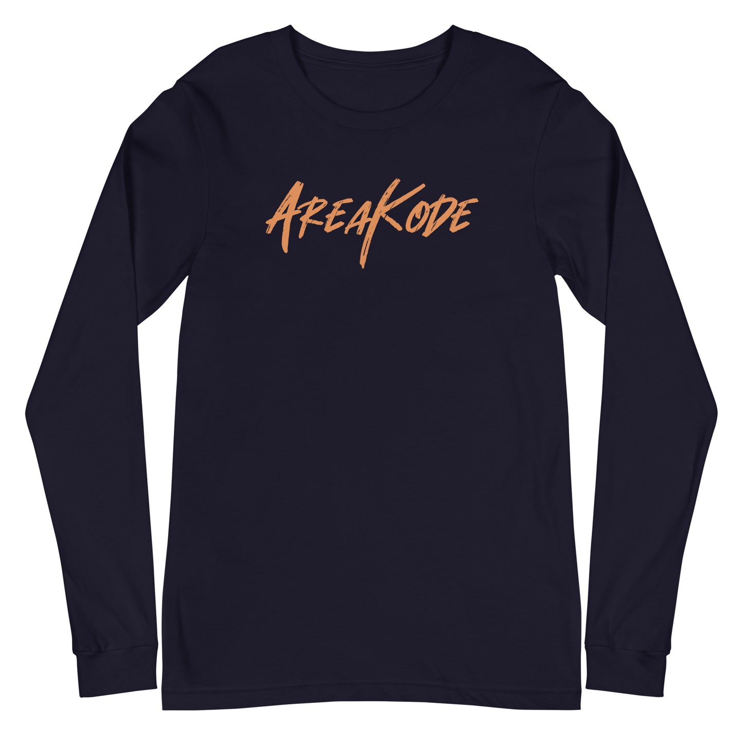 AreaKode| Unisex Long Sleeve (orange)