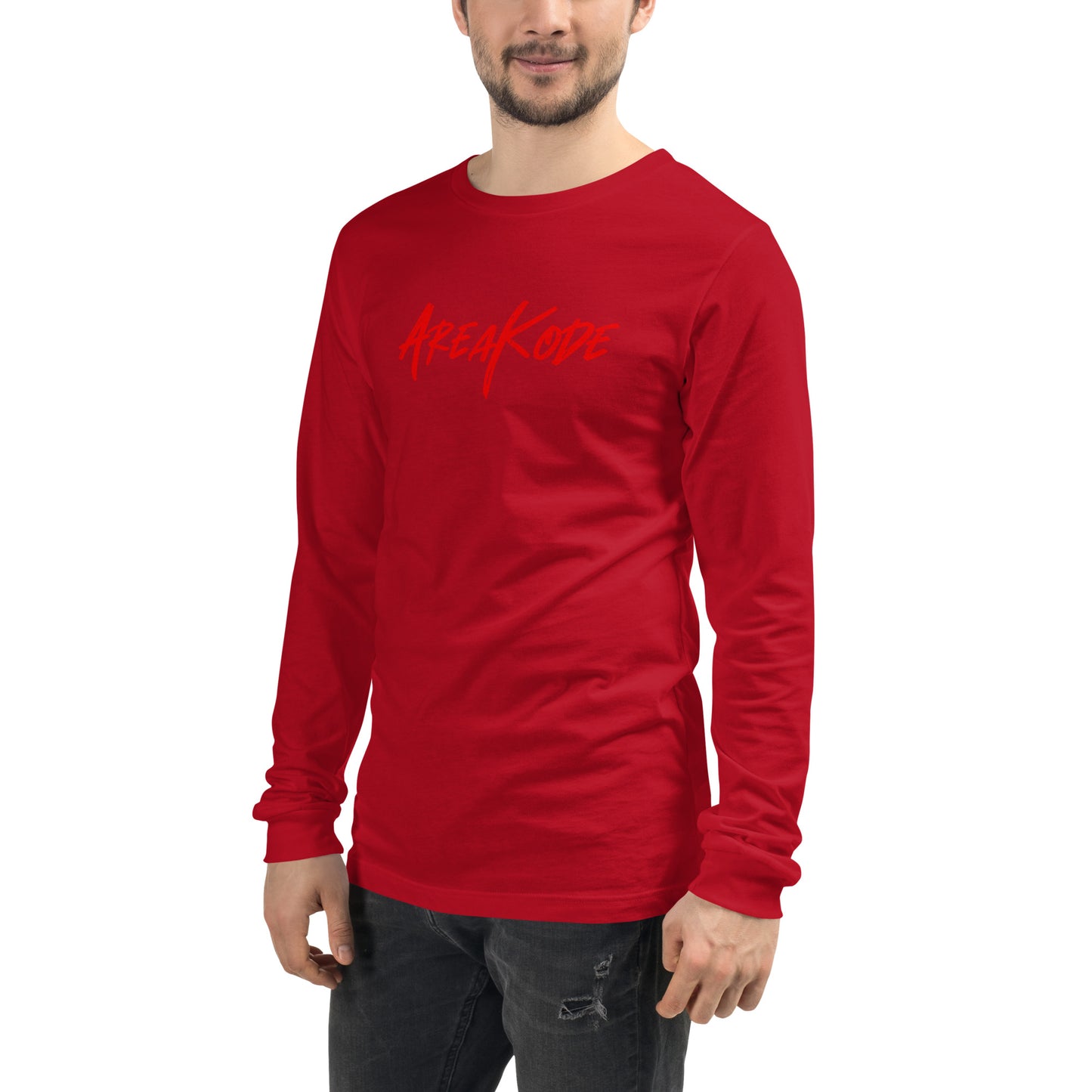 AreaKode - Unisex Long Sleeve (red)