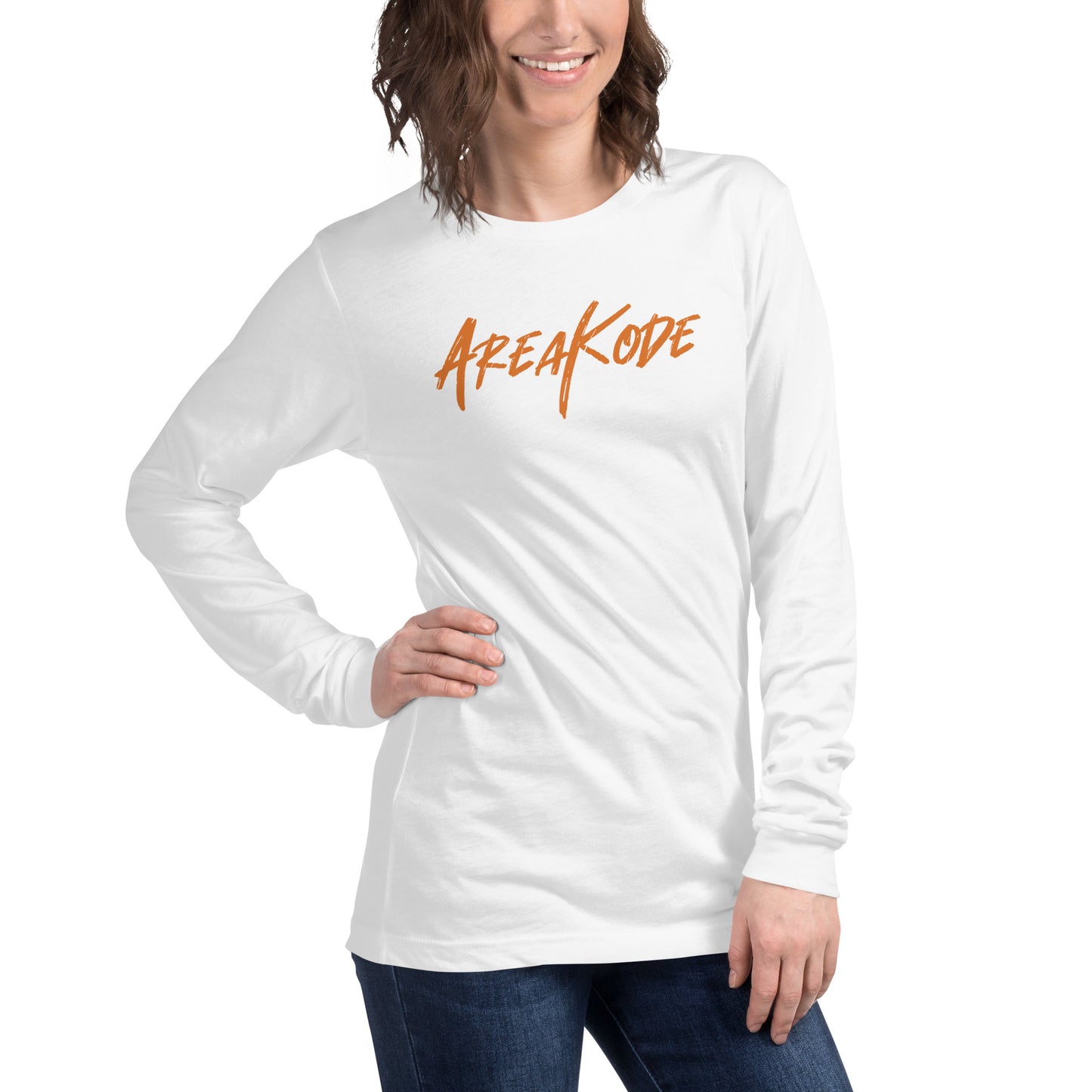 AreaKode| Unisex Long Sleeve (orange)