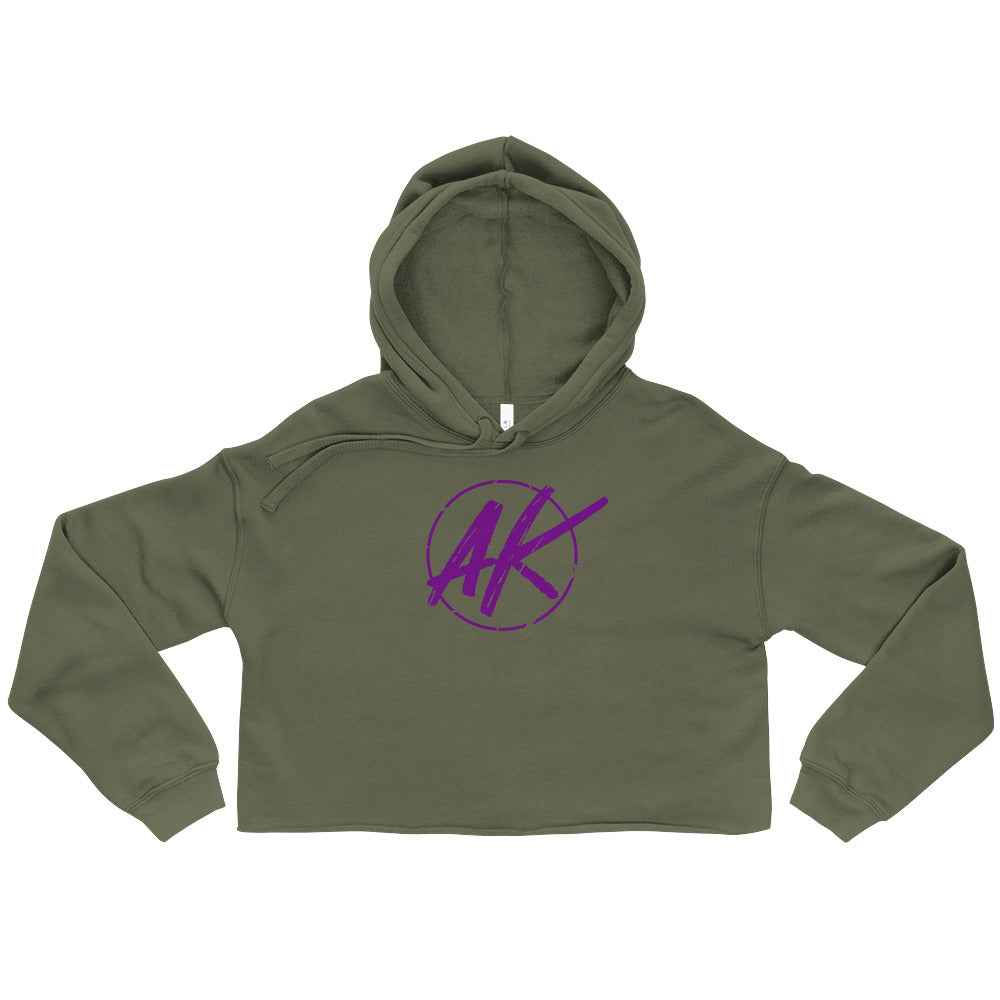 W| AK Crop Hoodie (purple)