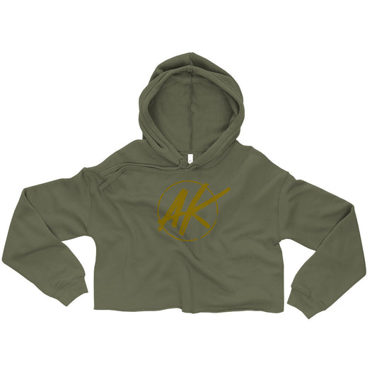 W| AK Crop Hoodie (gold)