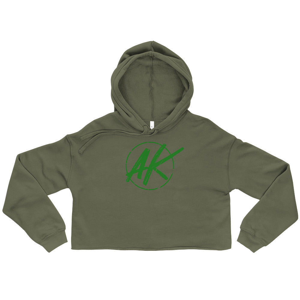 W| AK Crop Hoodie (green)
