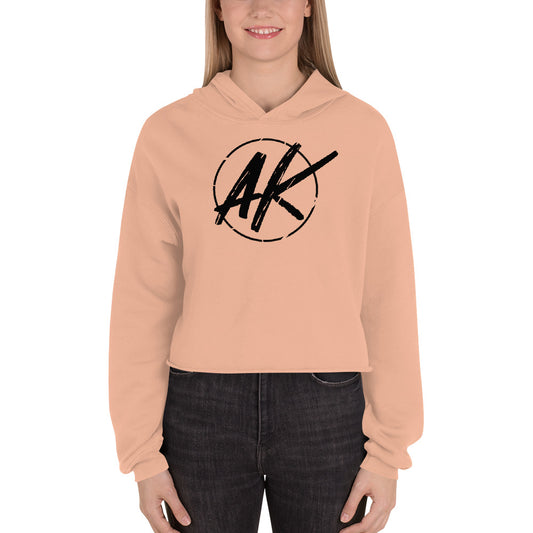 W| AK Crop Hoodie (black)