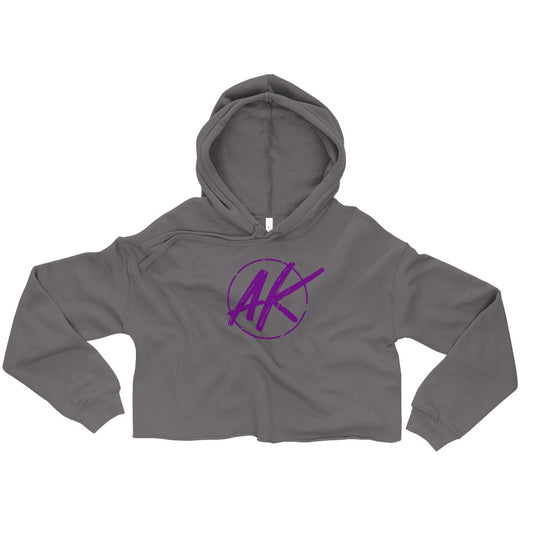 W| AK Crop Hoodie (purple)