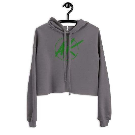 W| AK Crop Hoodie (green)