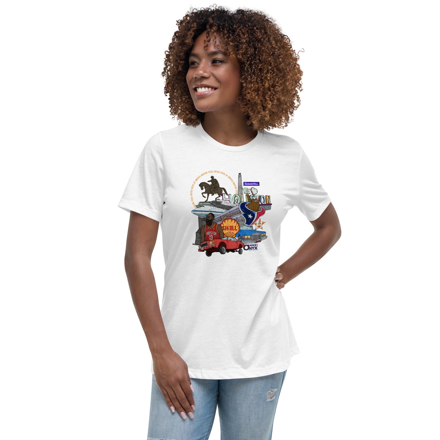 W| Houston Graphic T Shirt