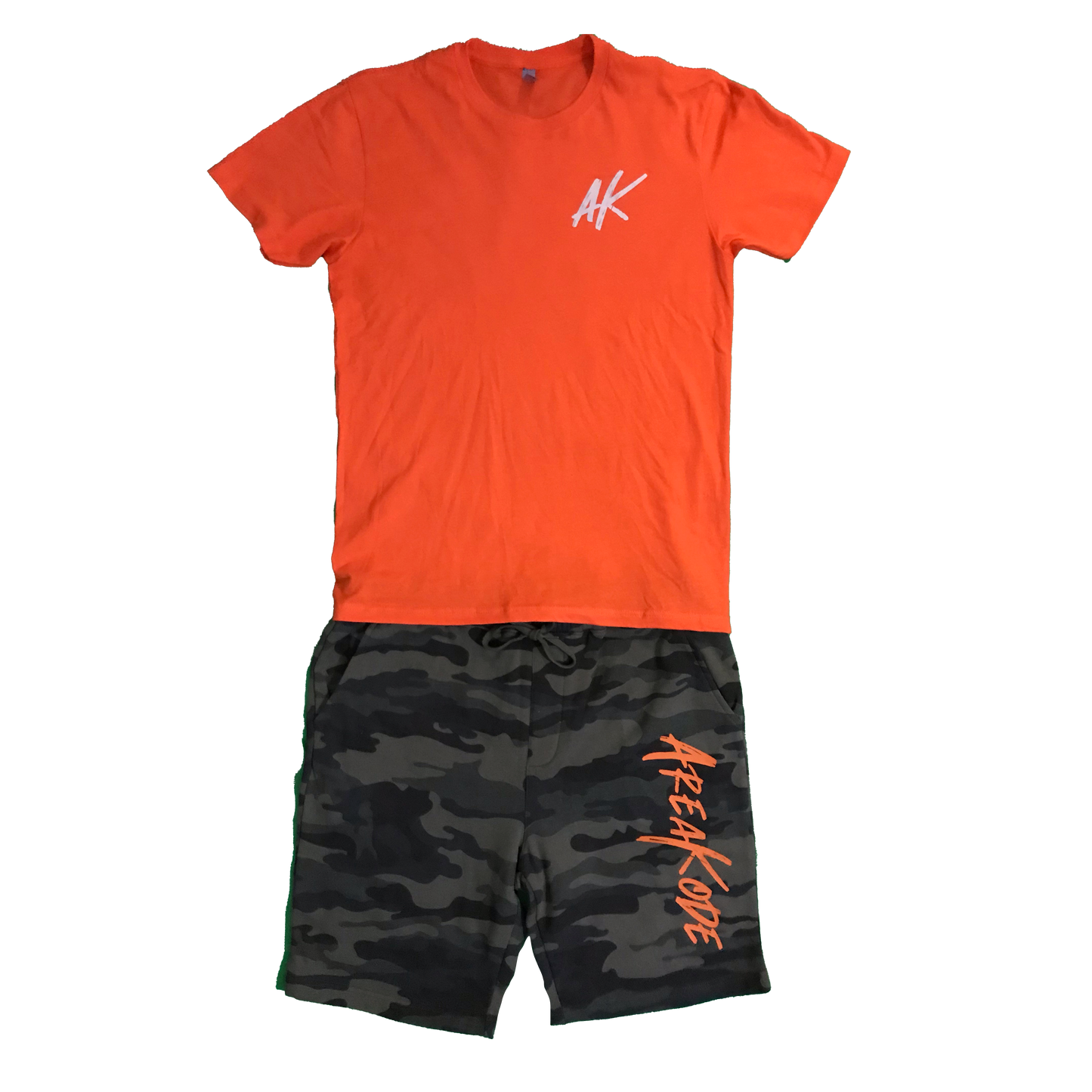 AreaKode Shorts - Camo/Orange