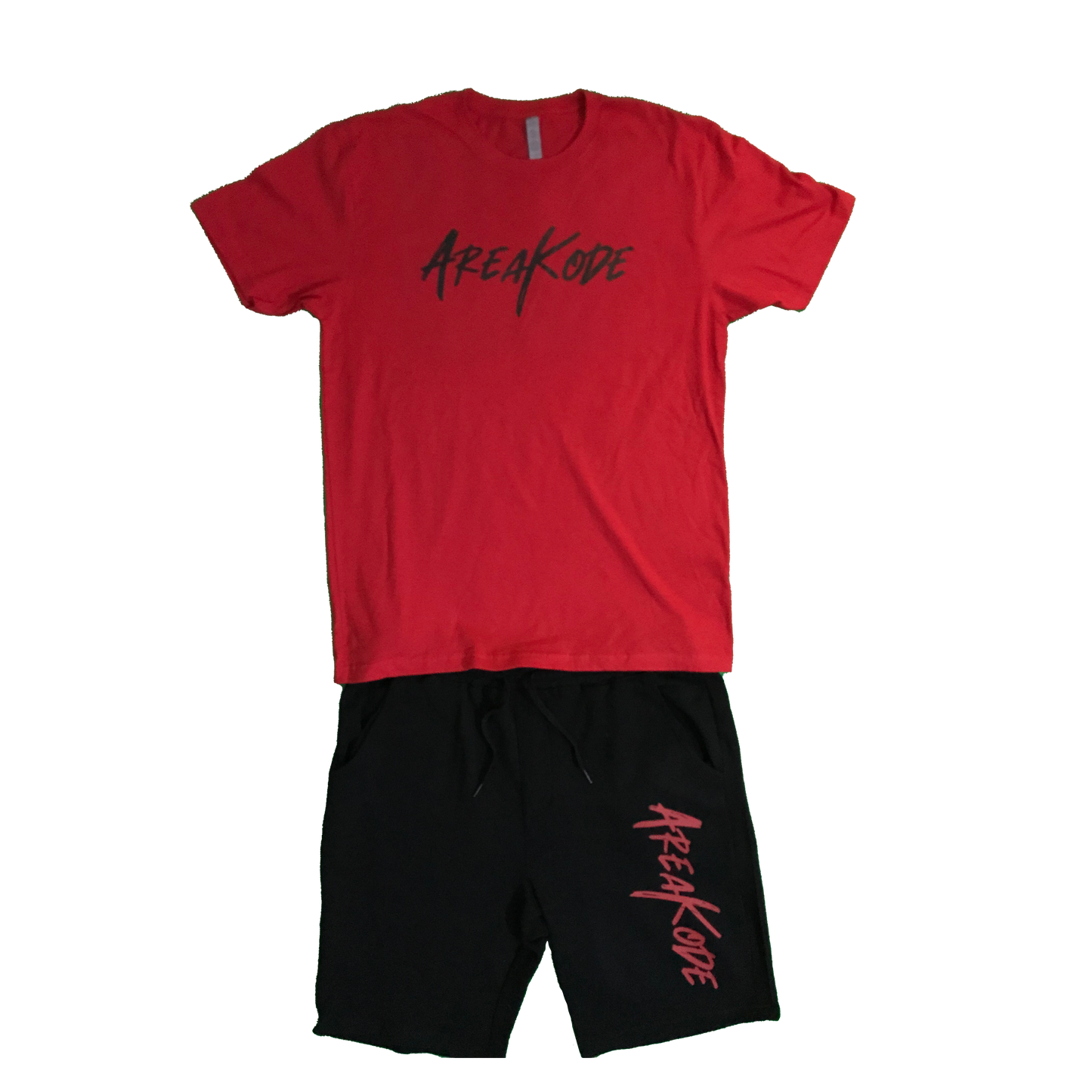 AreaKode Shorts - Black/Red