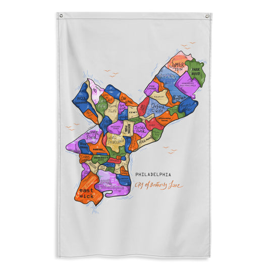 Philly Map Flag
