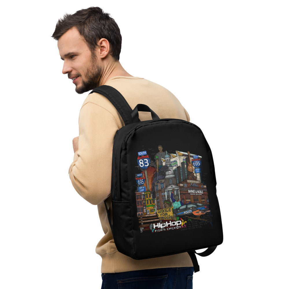 Areakode Graphic Backpack