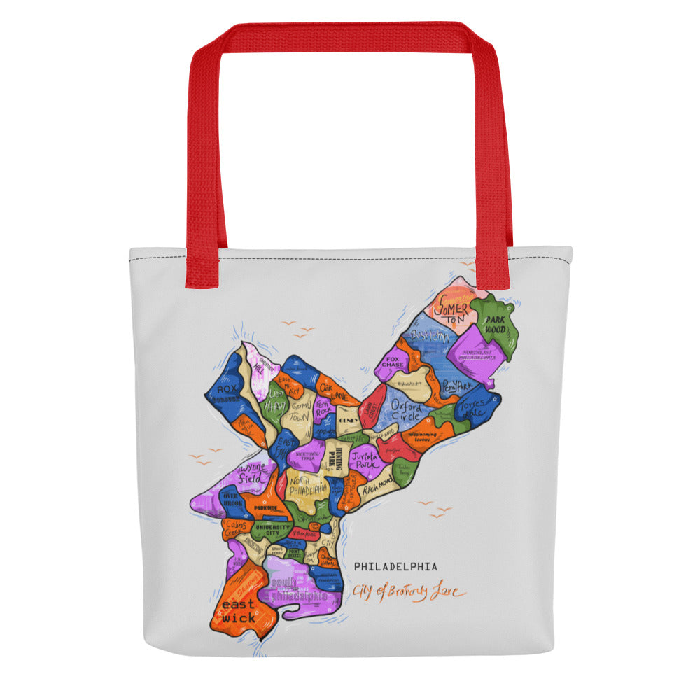 Philly Map Tote bag
