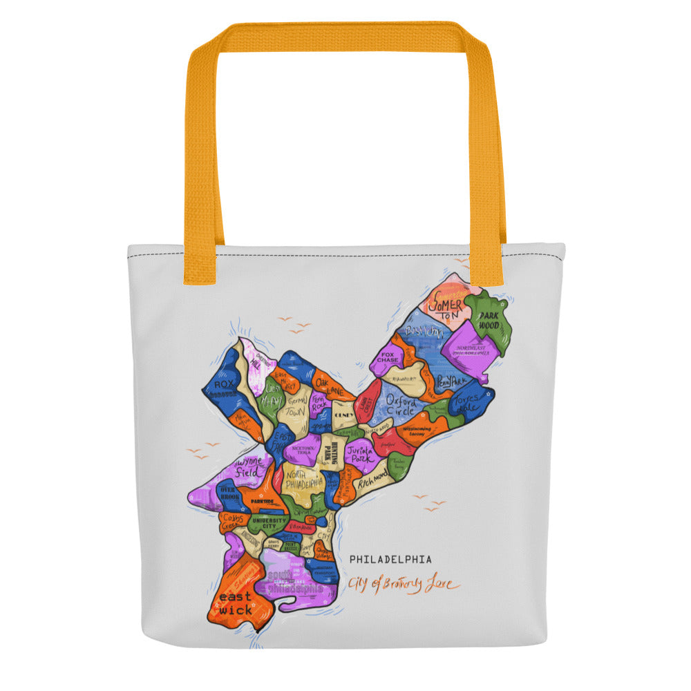 Philly Map Tote bag