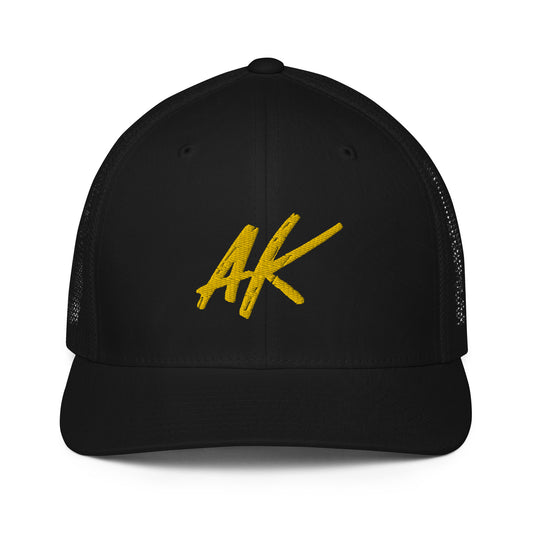 AK Closed-Back Trucker Cap (gold)