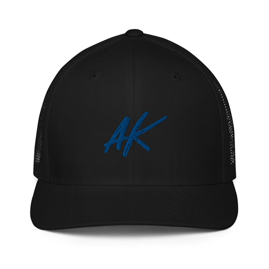 AK Closed-back trucker cap (blue)