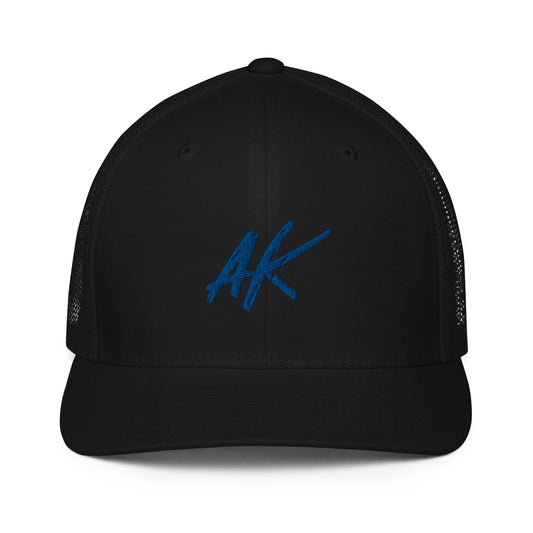 AK Closed-back trucker cap (blue)