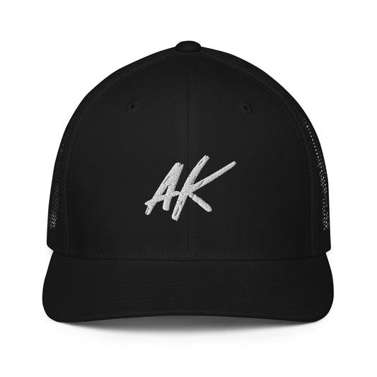 AK Closed-back trucker cap (white)