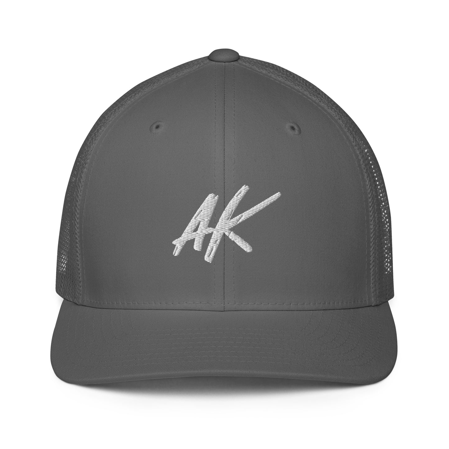 AK Closed-back trucker cap (white)