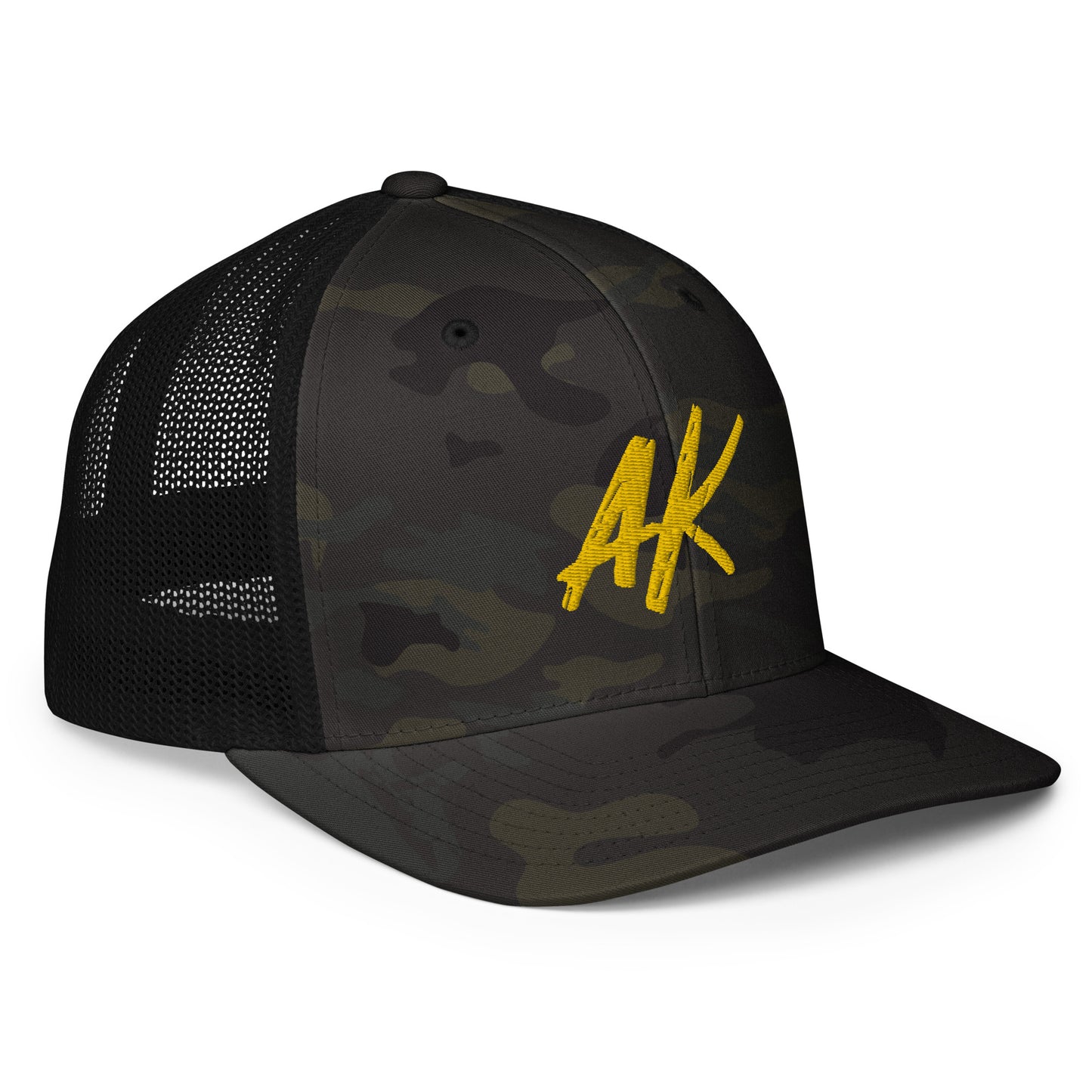 AK Closed-Back Trucker Cap (gold)