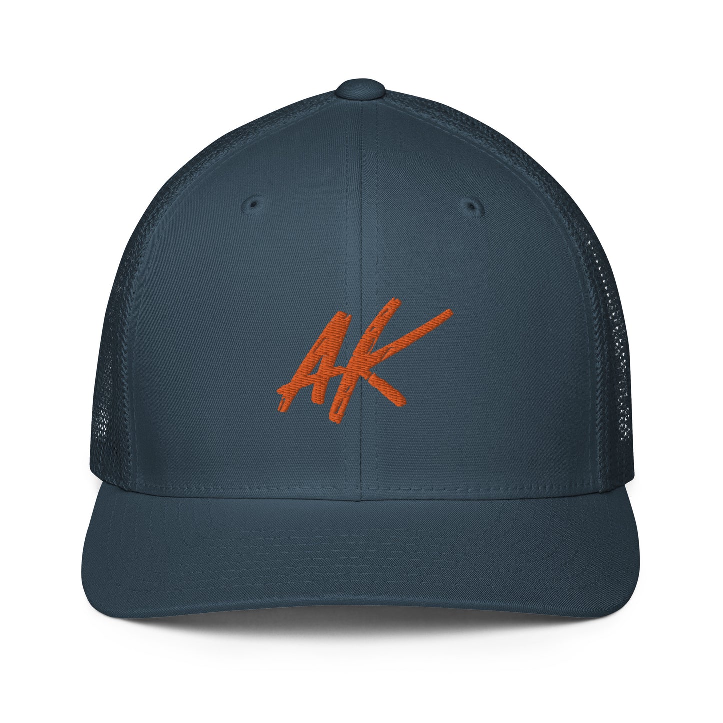AK Closed-back trucker cap (orange)