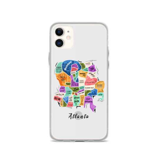 ATL map iPhone Case