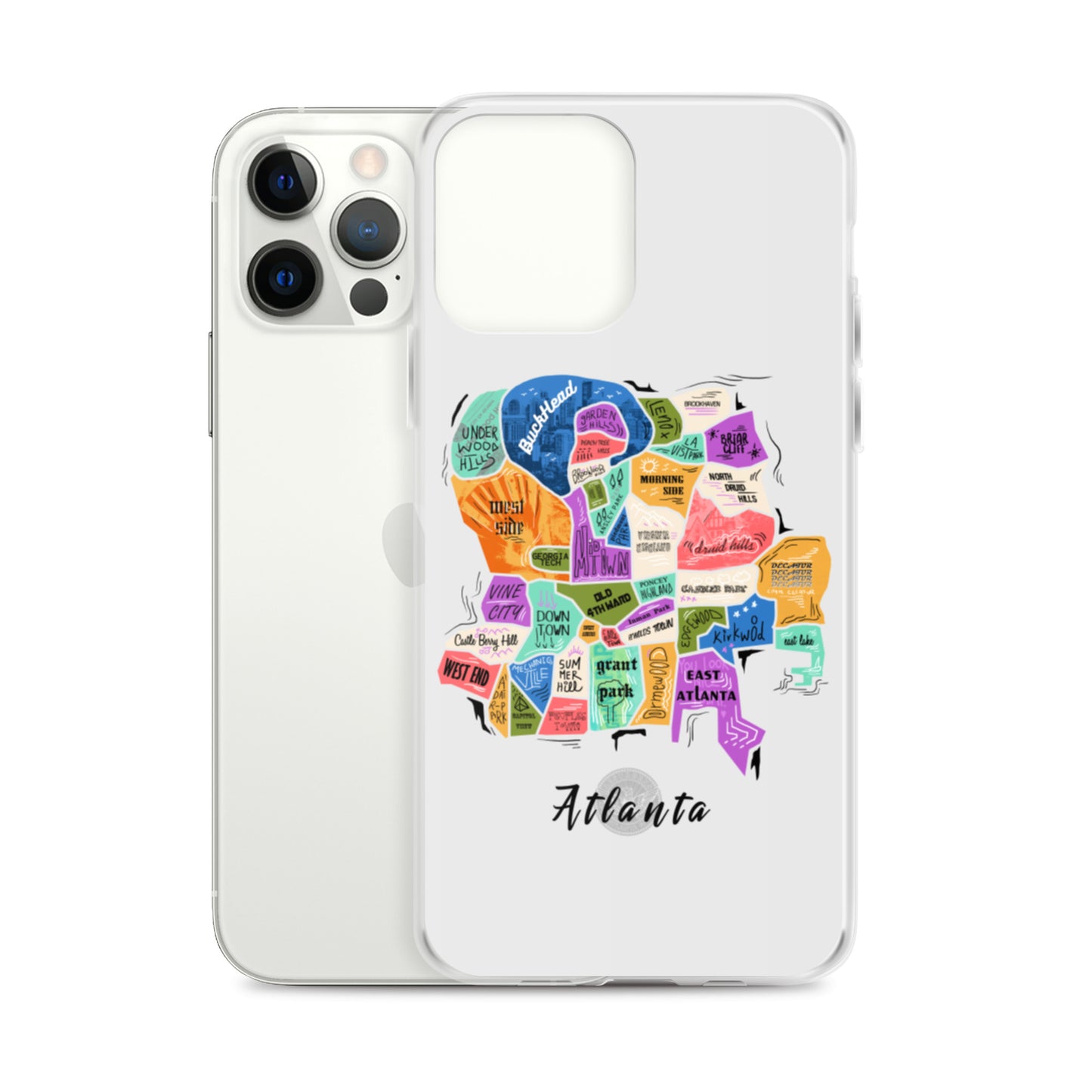 ATL map iPhone Case