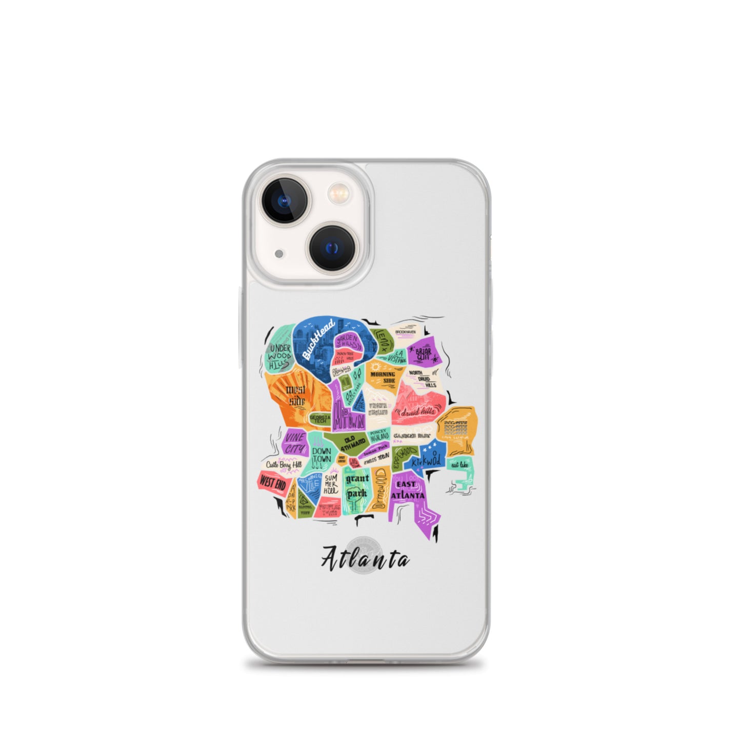 ATL map iPhone Case