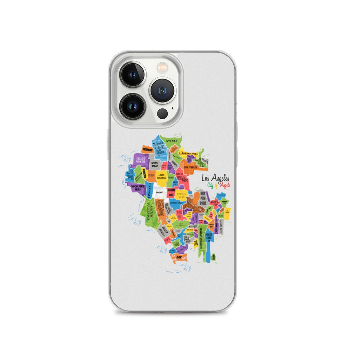 Los Angeles Map iPhone Case