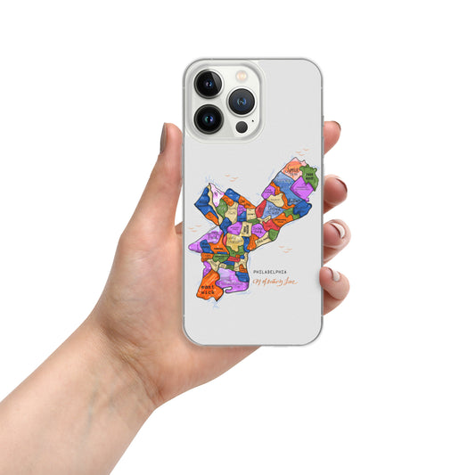 Philly Map iPhone Case