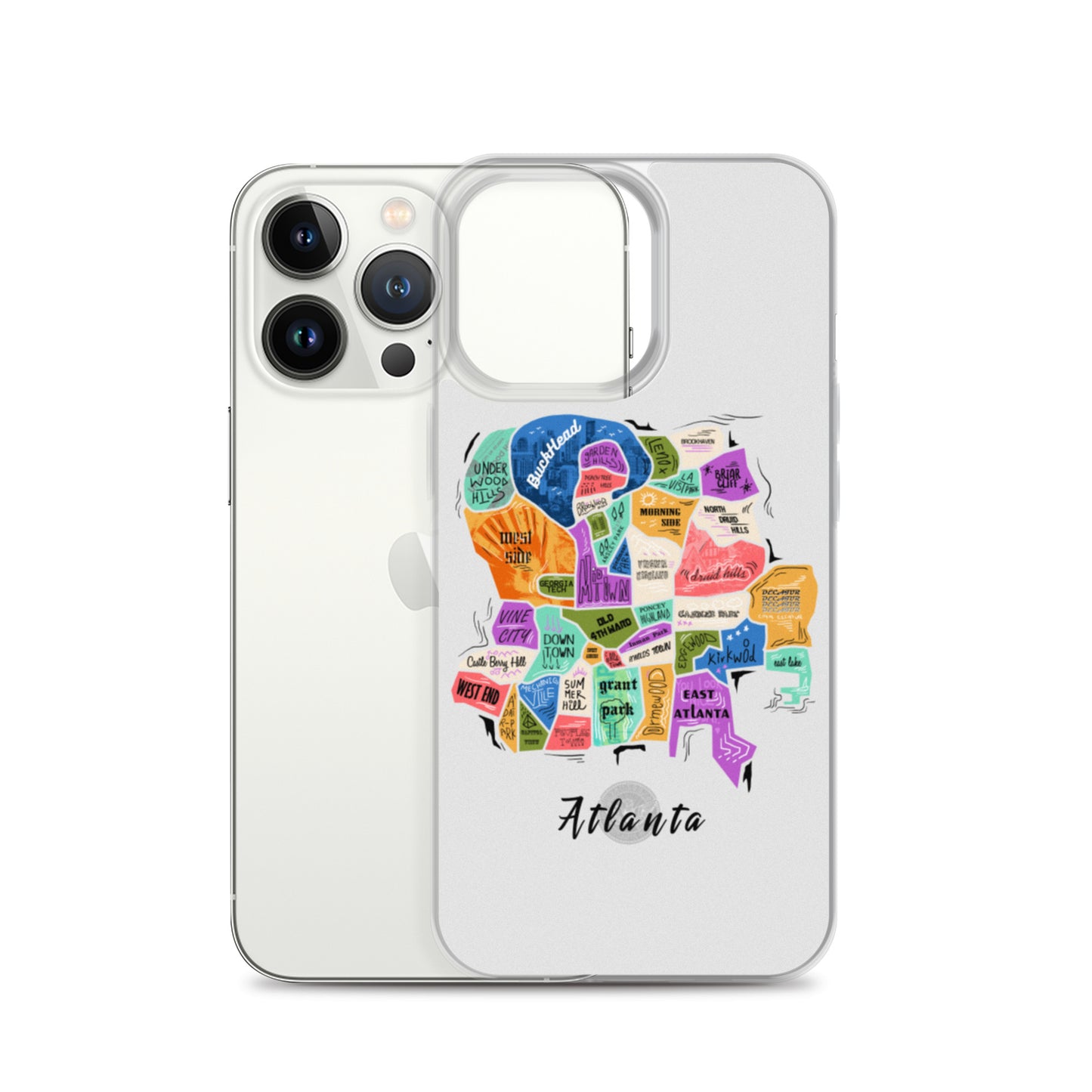 ATL map iPhone Case