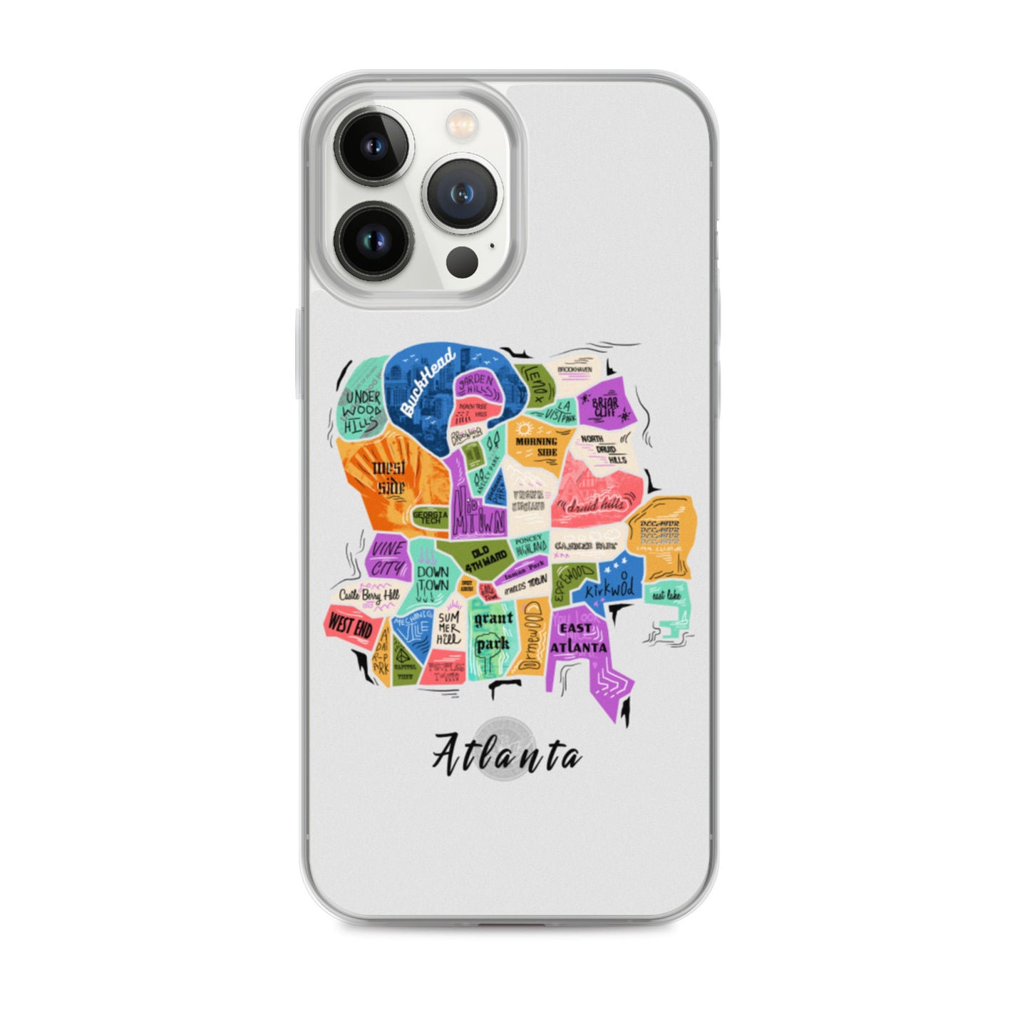 ATL map iPhone Case