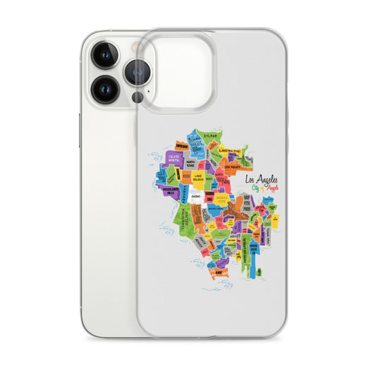 Los Angeles Map iPhone Case