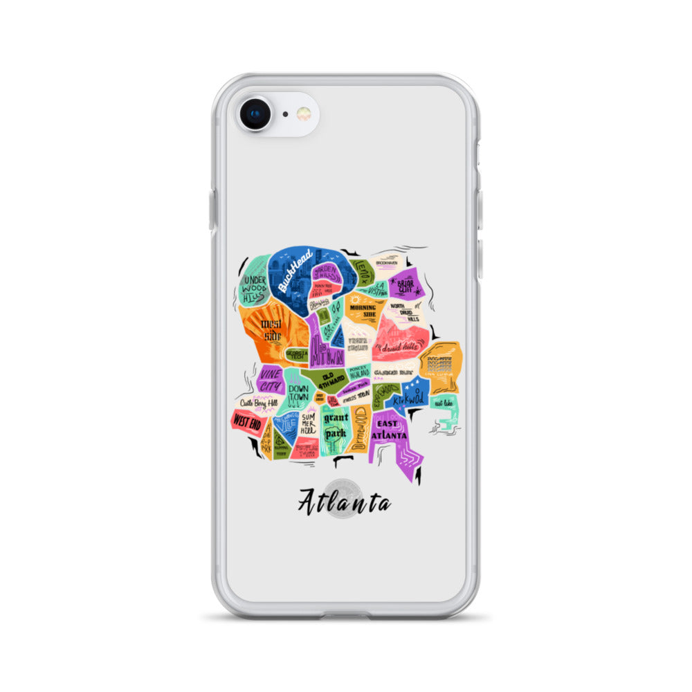 ATL map iPhone Case