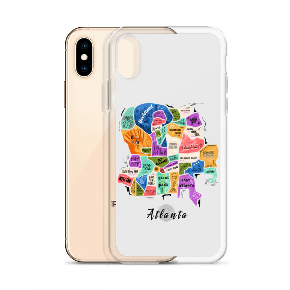 ATL map iPhone Case