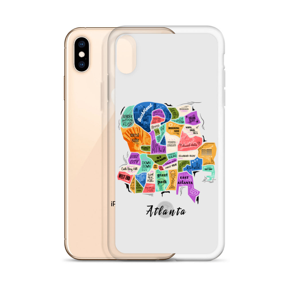 ATL map iPhone Case