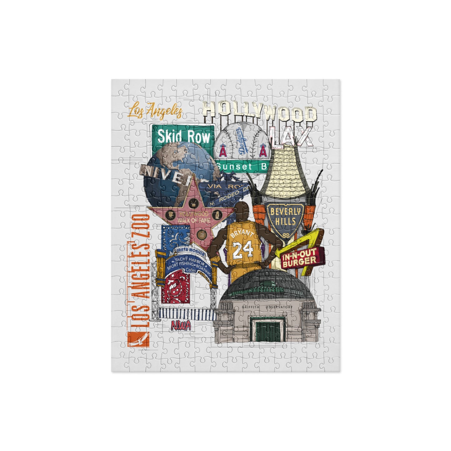 Los Angeles Graphic Jigsaw puzzle (250pc)