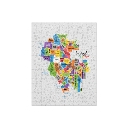 Los Angeles map Jigsaw puzzle