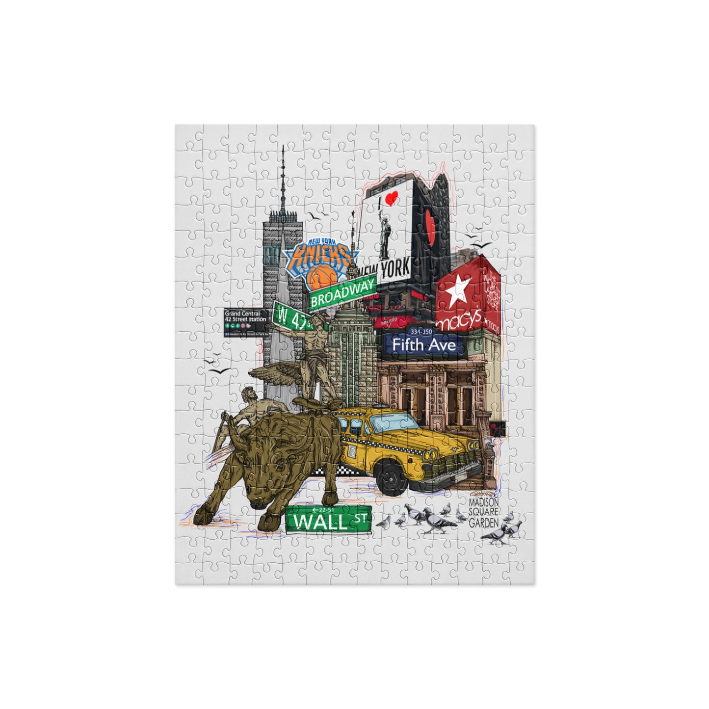 NYC graphic Jigsaw puzzle