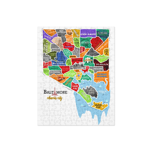 Baltimore map Jigsaw puzzle(250pc)