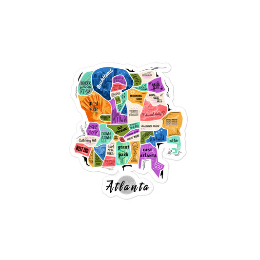 ATL map stickers