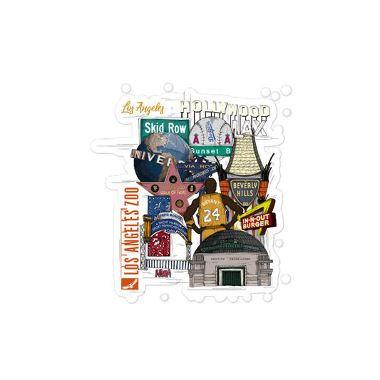 Los Angeles Graphic Stickers