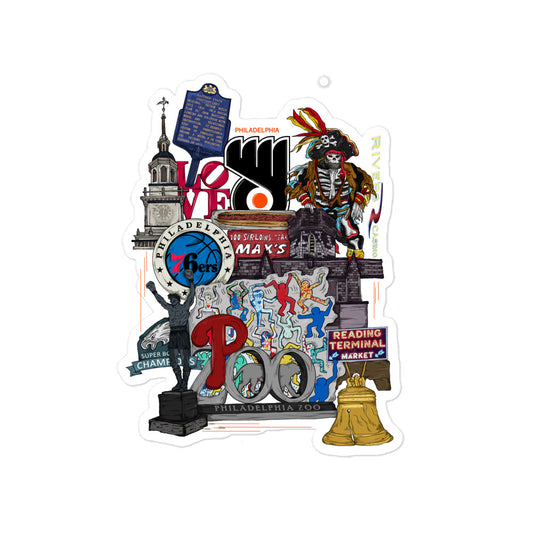 Philly Graphic Stickers