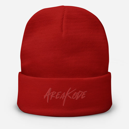AreaKode Beanie (red)