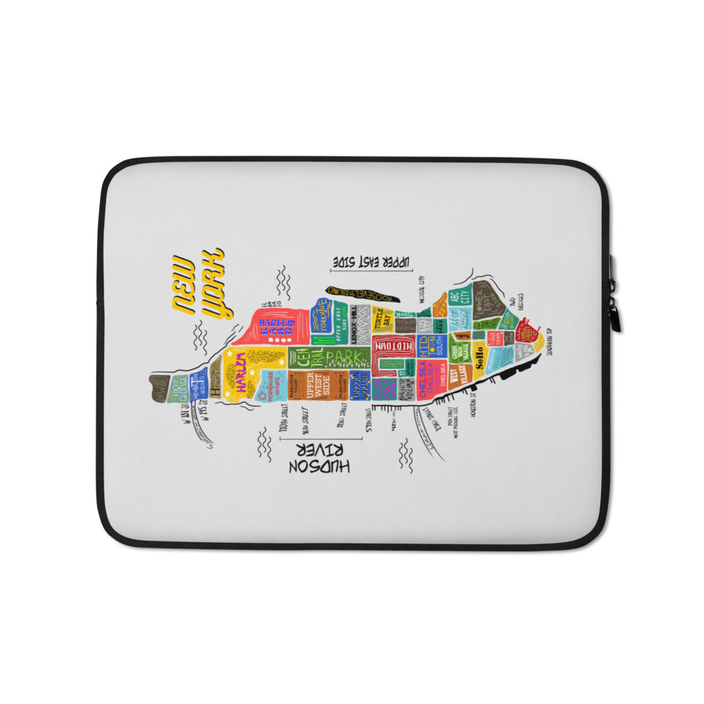 NYC map Laptop Sleeve