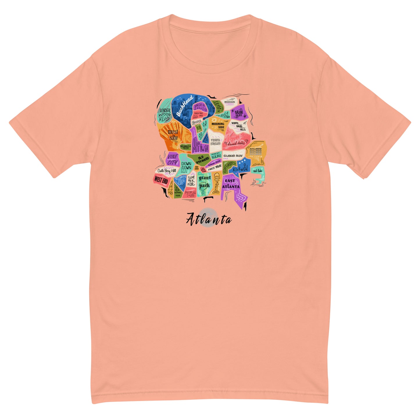 M| ATL map T-shirt