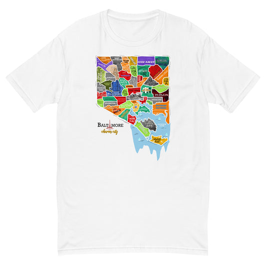 M| Baltimore map T-shirt