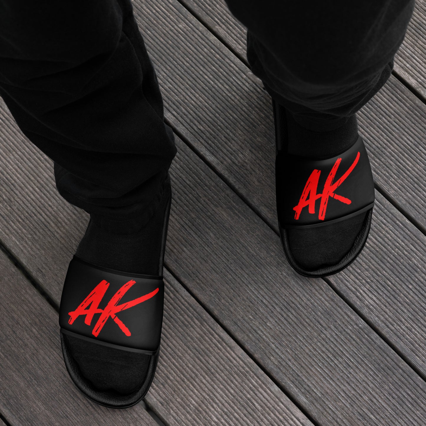 AK Slides (red/black)