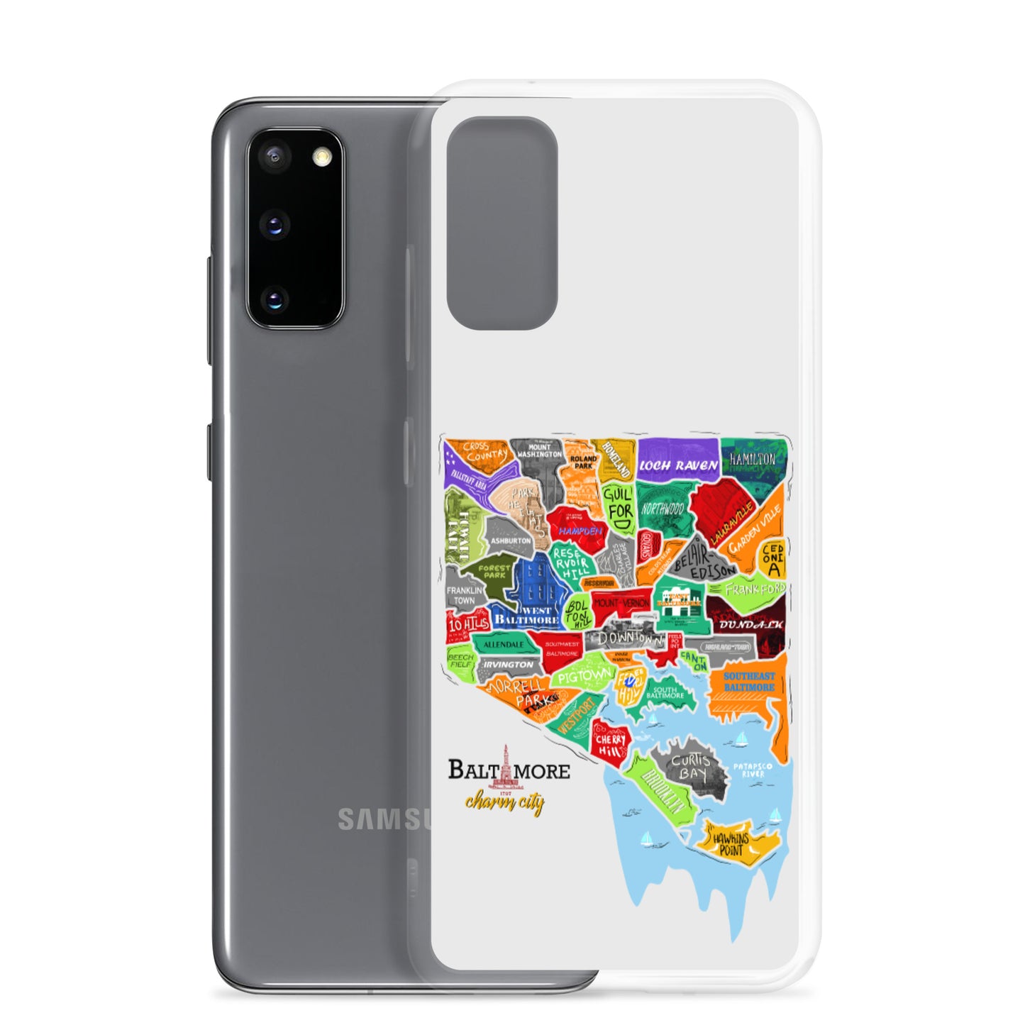 Baltimore map Samsung Case