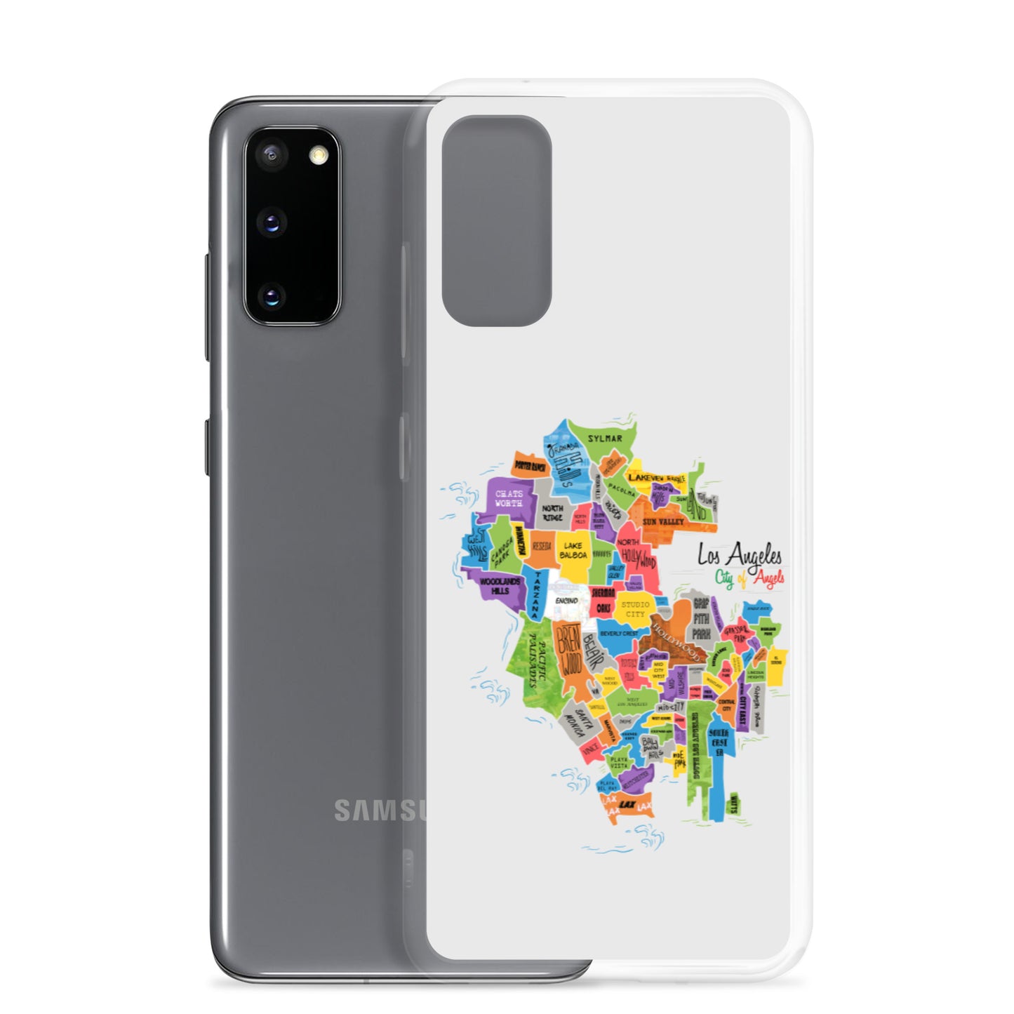 Los Angeles Map Samsung Case