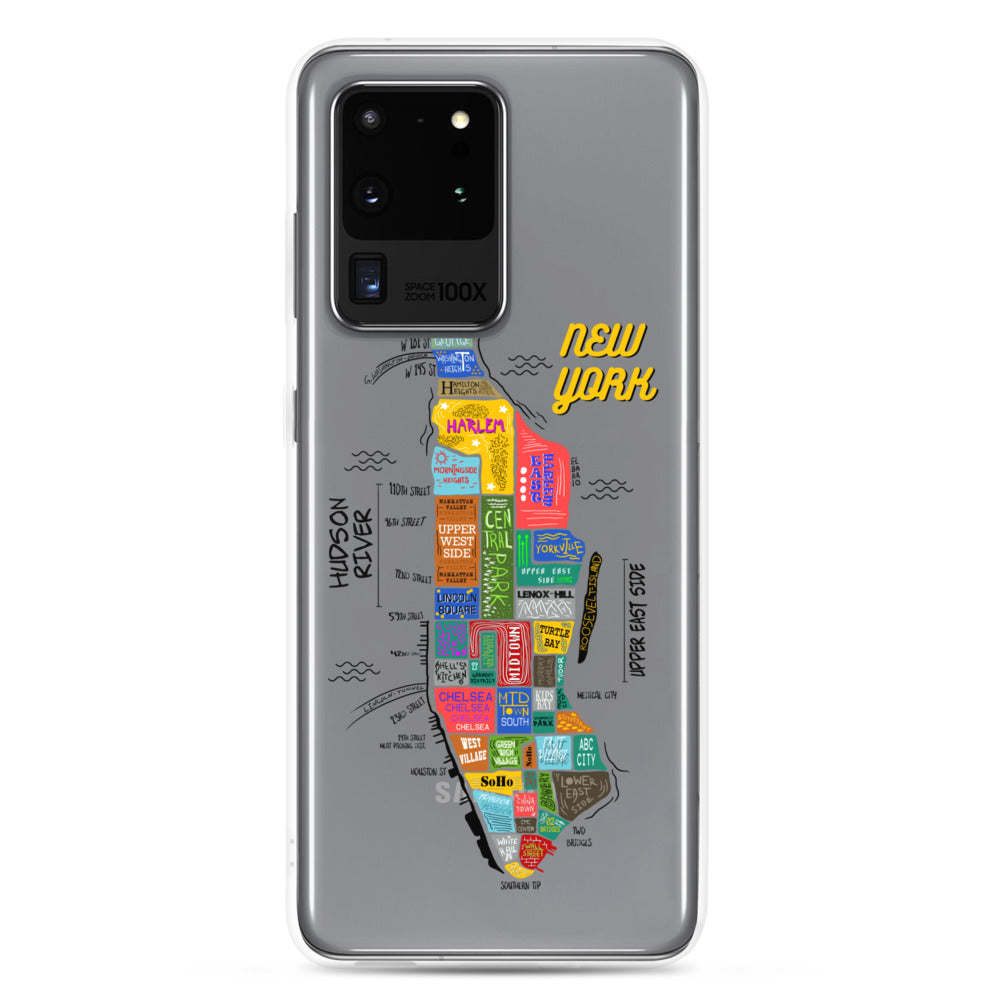 NYC map Samsung Case